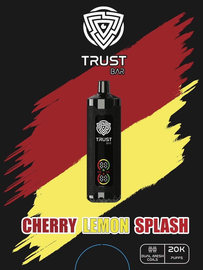 TRUST BAR DISPOSABLE 20k PUFFS 22ML 5MG Dual Mode Rechargeable