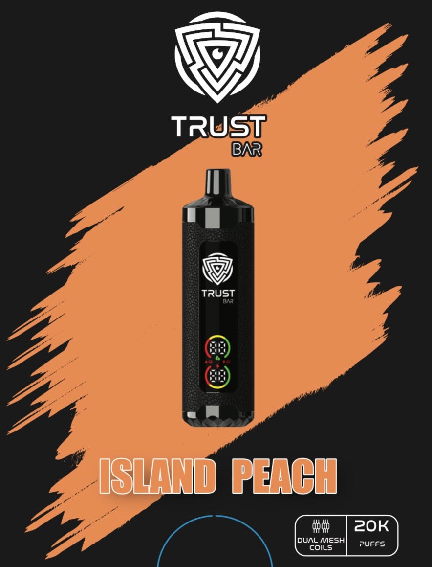 TRUST BAR DISPOSABLE 20k PUFFS 22ML 5MG Dual Mode Rechargeable