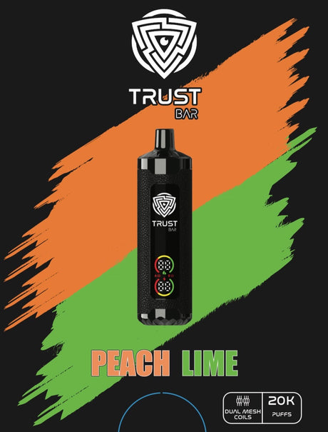 TRUST BAR DISPOSABLE 20k PUFFS 22ML 5MG Dual Mode Rechargeable
