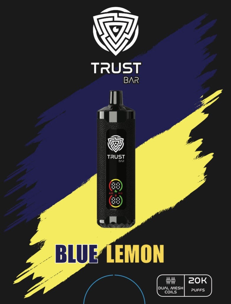TRUST BAR DISPOSABLE 20k PUFFS 22ML 5MG Dual Mode Rechargeable