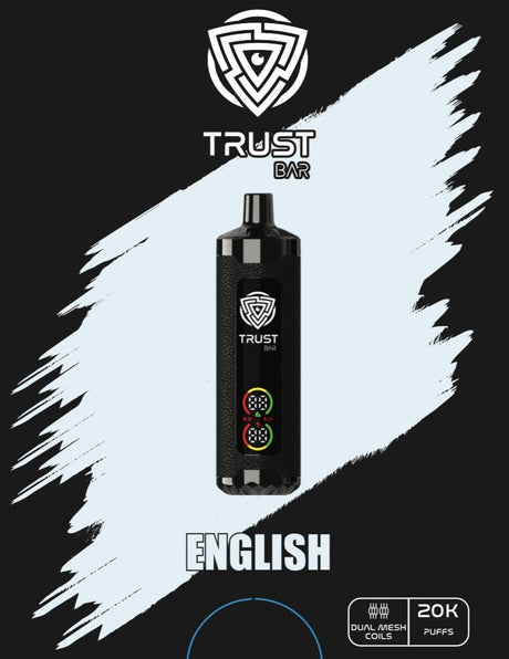 TRUST BAR DISPOSABLE 20k PUFFS 22ML 5MG Dual Mode Rechargeable