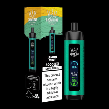 Al-Fakher Crown Bar 8000 Pro Dual Mode Rechargeable LM