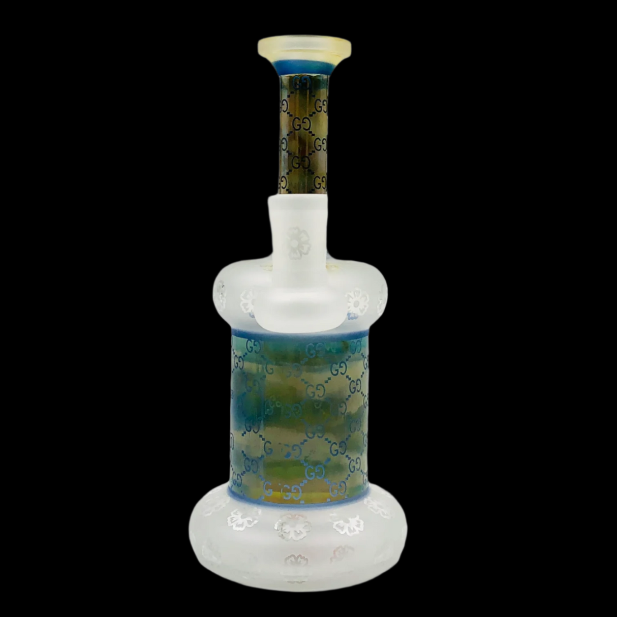 BIG MOM 8" THIN STRAIGHT TUBE AND GG DESIGNS  AND 14MM BANGER