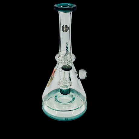 BOUGIE 10'' GREEN FLOATING BEAKER BONG SIZE 14MM