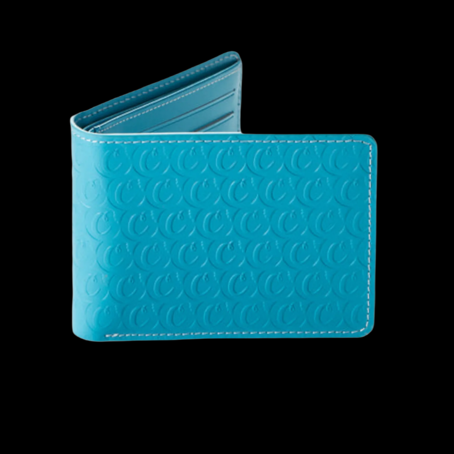 COOKIES Leather Monogram Wallet