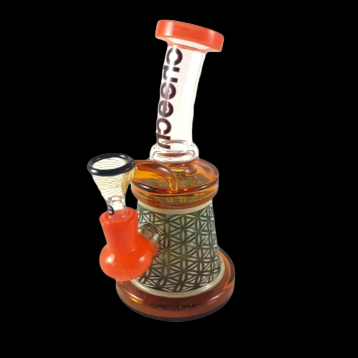 Cheech Glass 7" Tall Etched Dab Rig