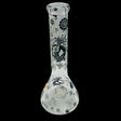 EGYPTIAN HIEROGLYPHS 14'' GLOW IN THE DARK BEAKER 19MM TO 14MM