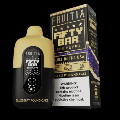 FIFTY BAR X FRUITIA 20k Puffs Disposable 18ml 5% BPC