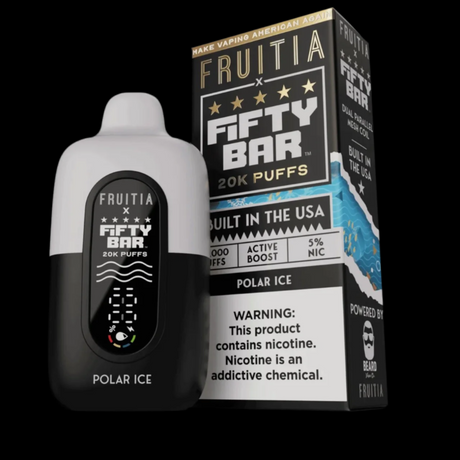 FIFTY BAR X FRUITIA 20k Puffs Disposable 18ml 5% PI