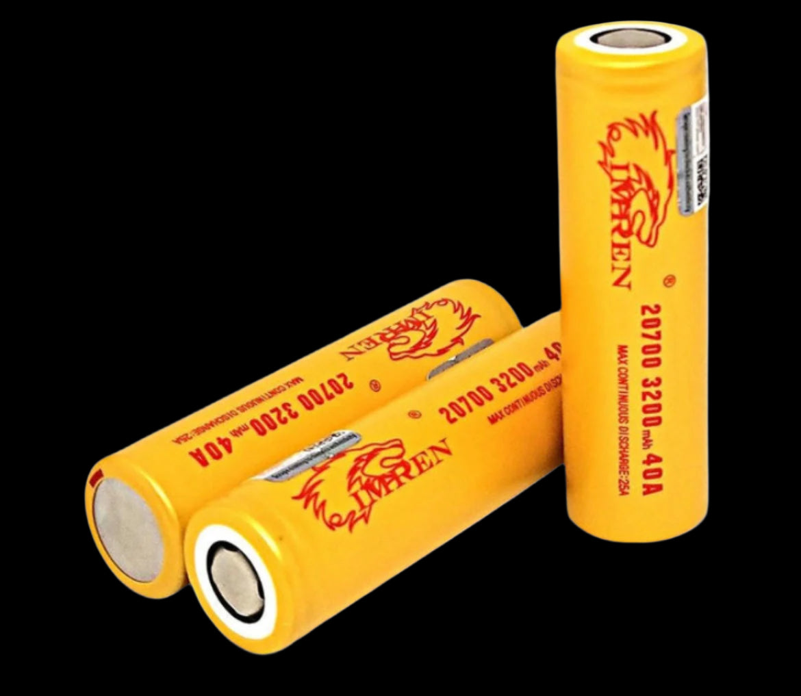Imren 20700 battery (3200mah/ 40a) (Gold) 2pc