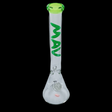 MAV 18'' GREEN CLASSIC BEAKER BONG 19MM TO 14MM