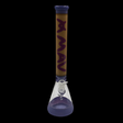 MAV 18" HERMOSA BEAKER BONG PURPLE/BUTTER