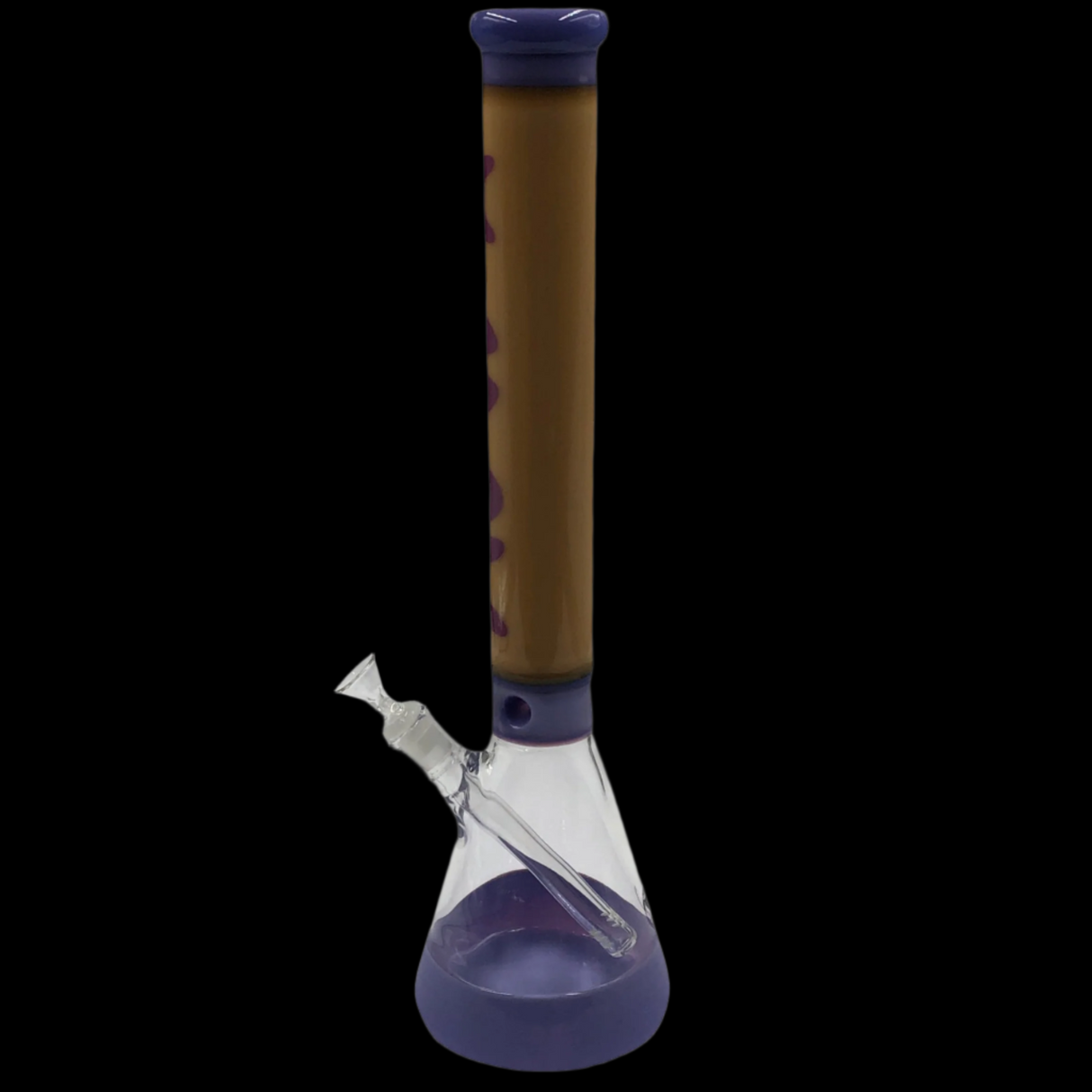 MAV 18" HERMOSA BEAKER BONG PURPLE/BUTTER 2