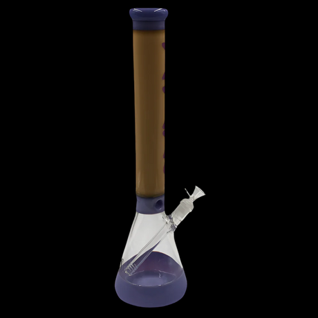 MAV 18" HERMOSA BEAKER BONG PURPLE/BUTTER 3