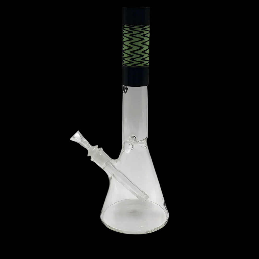 MAV GLASS WATER PIPE BEAKER 16" WIG WAG REVERSAL SLIME 2