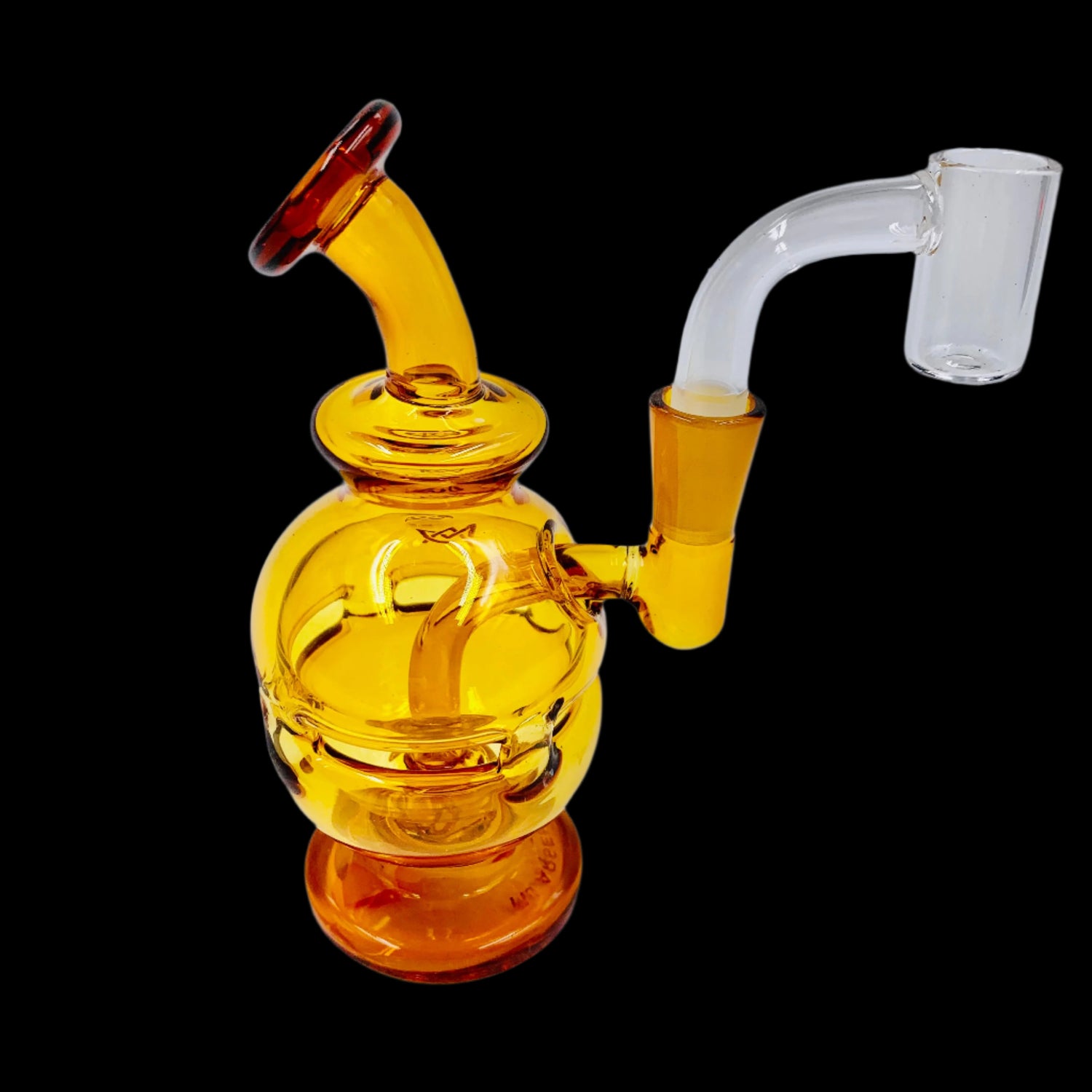MJ ARSENAL 5'' LIMITED ADDITION AMBER ROYALE MINI DAB RIG 10MM CONNECTION 2