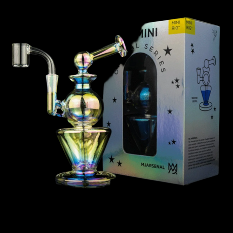 MJ ARSENAL Iriedescent Gemini Mini Dab Rig
