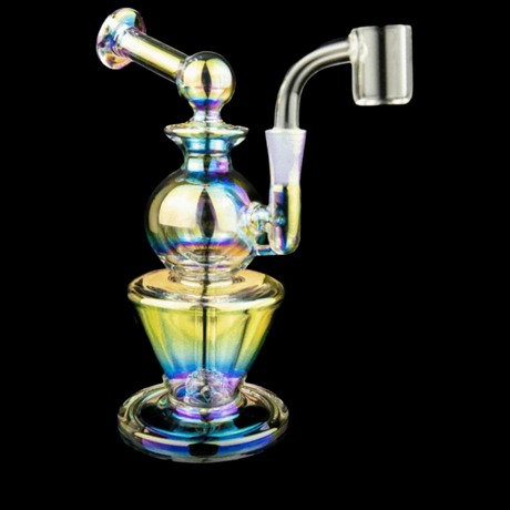 MJ ARSENAL Iriedescent Gemini Mini Dab Rig