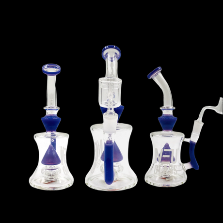 NEU GLASS CONCENTRATE RIG SHOWER HEAD CONE 8″  PURPLE