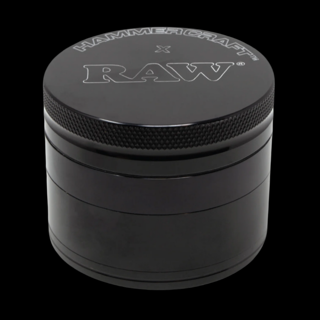RAW® x Hammercraft - 2.2'' 4 Part Grinder Black