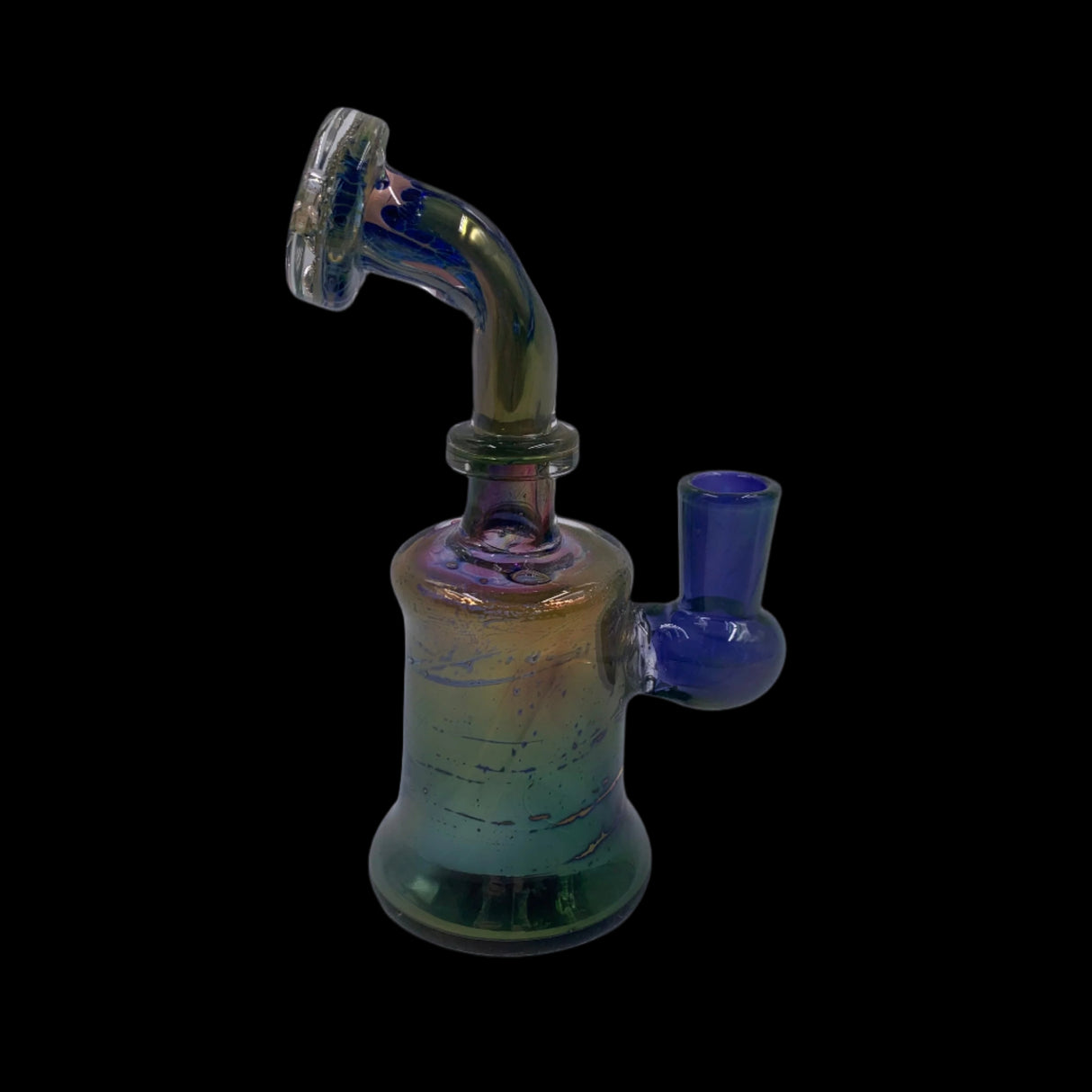 7" BUBBLE TRAP MINI RIG WATER PIPE- WITH 4MM 14M 