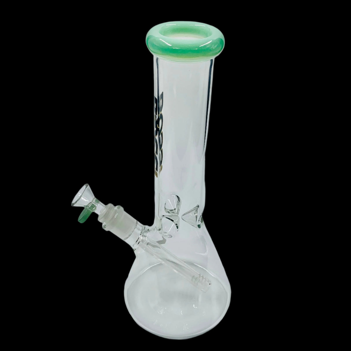 BOSS 14'' GREEN CLASSIC BEAKER BONG 19MM TO 14MM 2