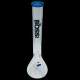 BOSS 18'' BLUE BEAKER BONG 19MM TO 14MM