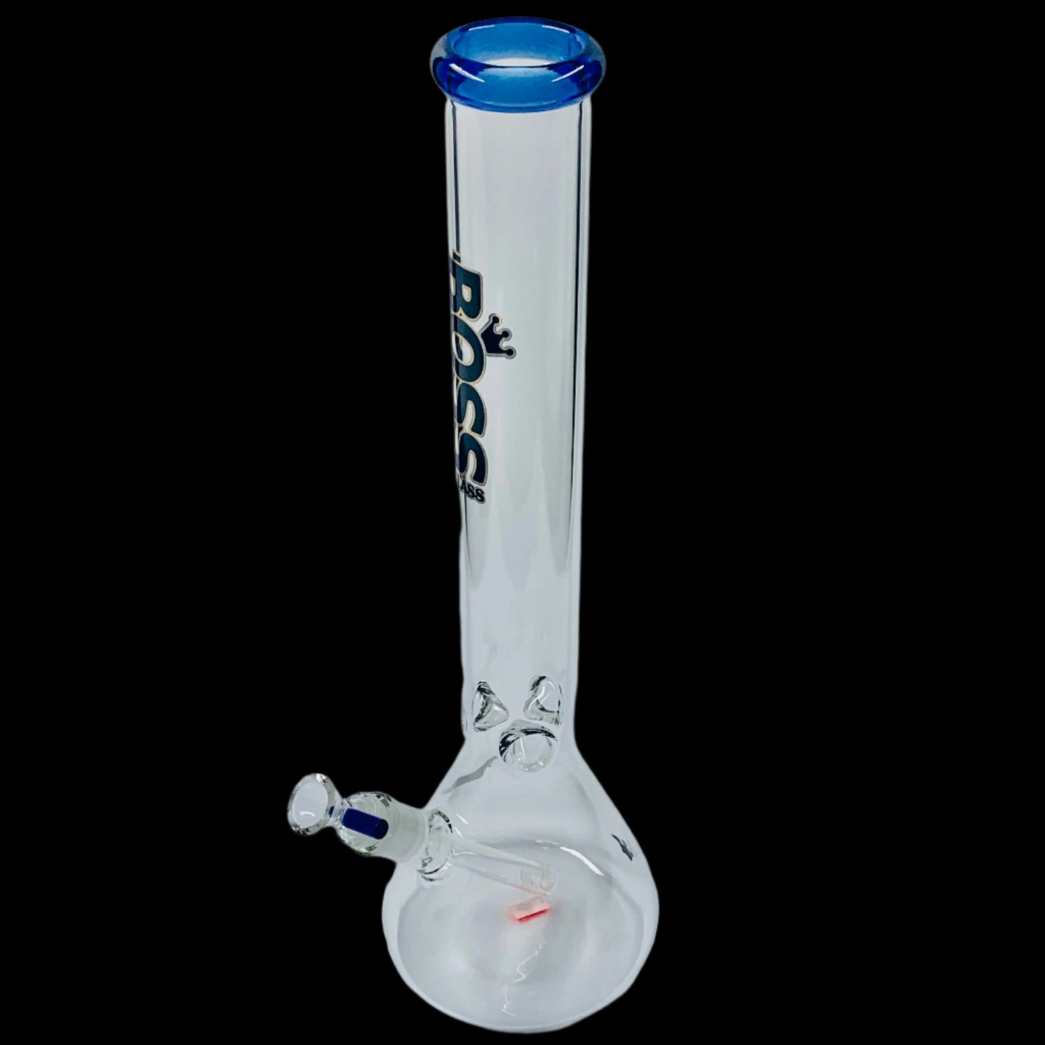 BOSS 18'' BLUE BEAKER BONG 19MM TO 14MM
