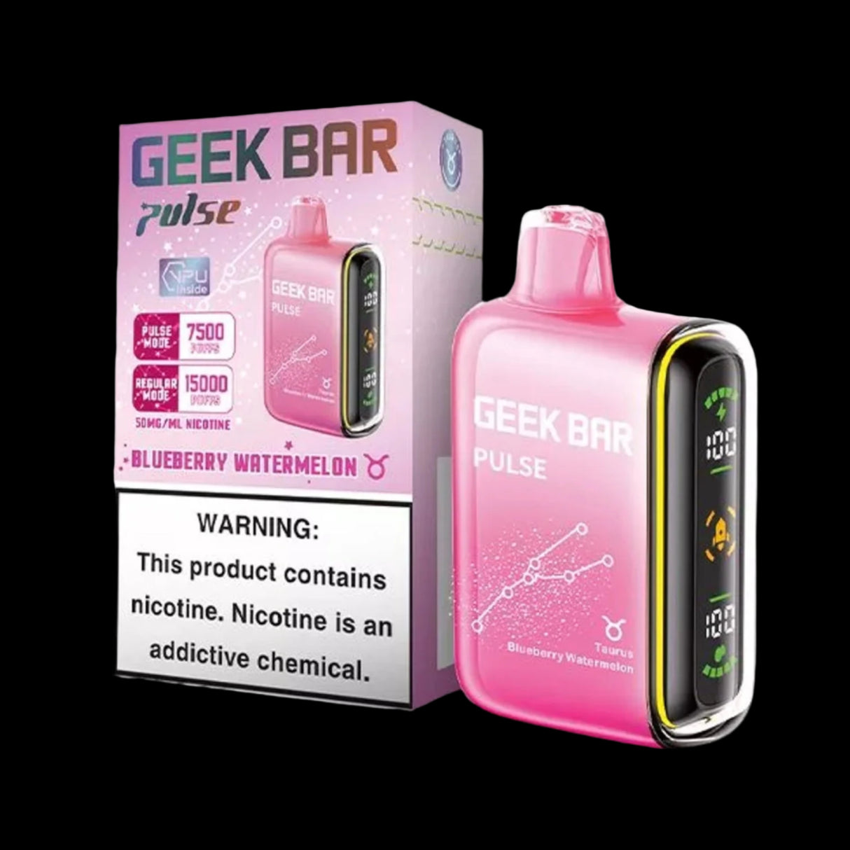 GEEK BAR PULSE 16ML 15000 PUFFS RECHARGEABLE BW