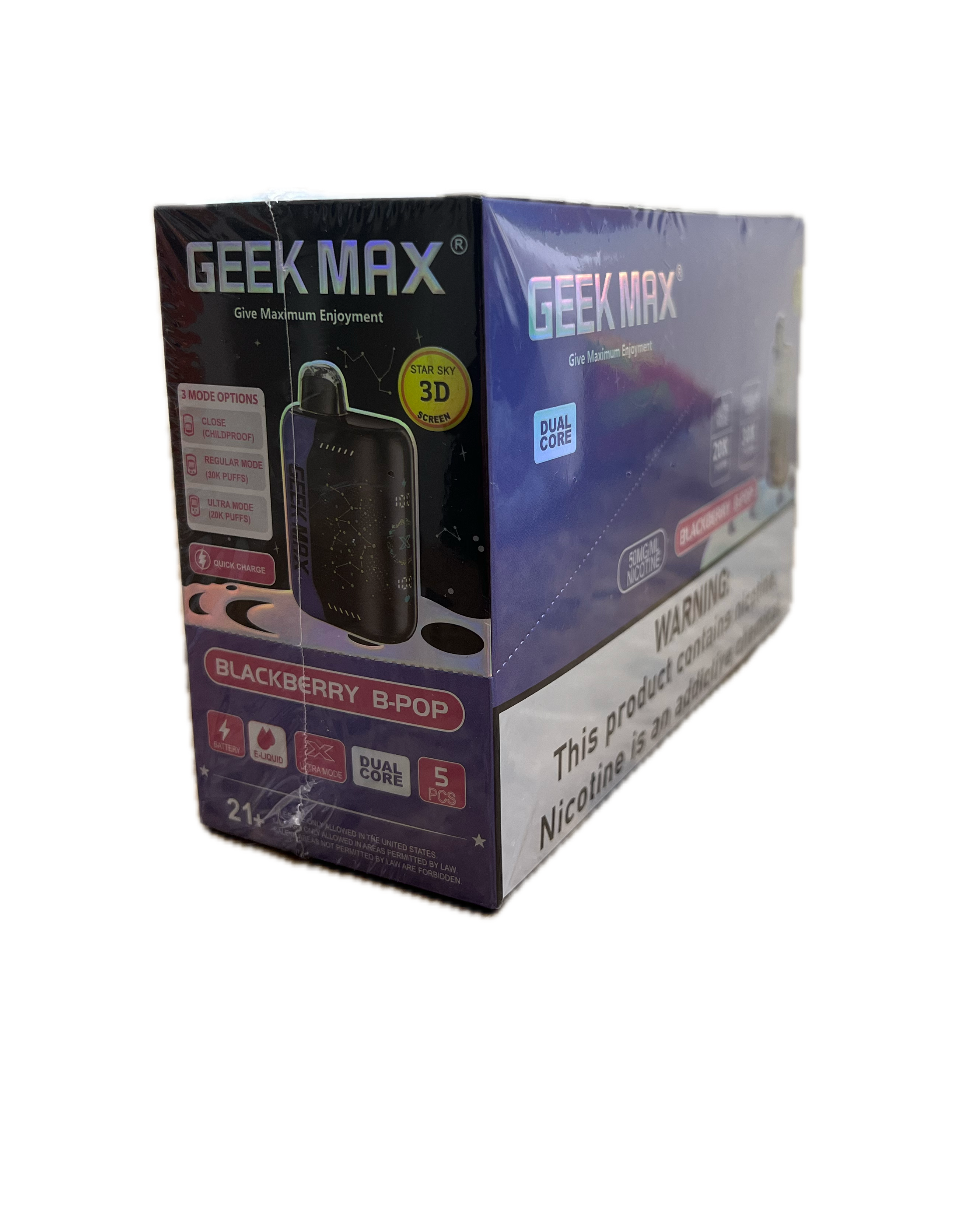 Geek Max Blackberry B-Pop 5 Pack