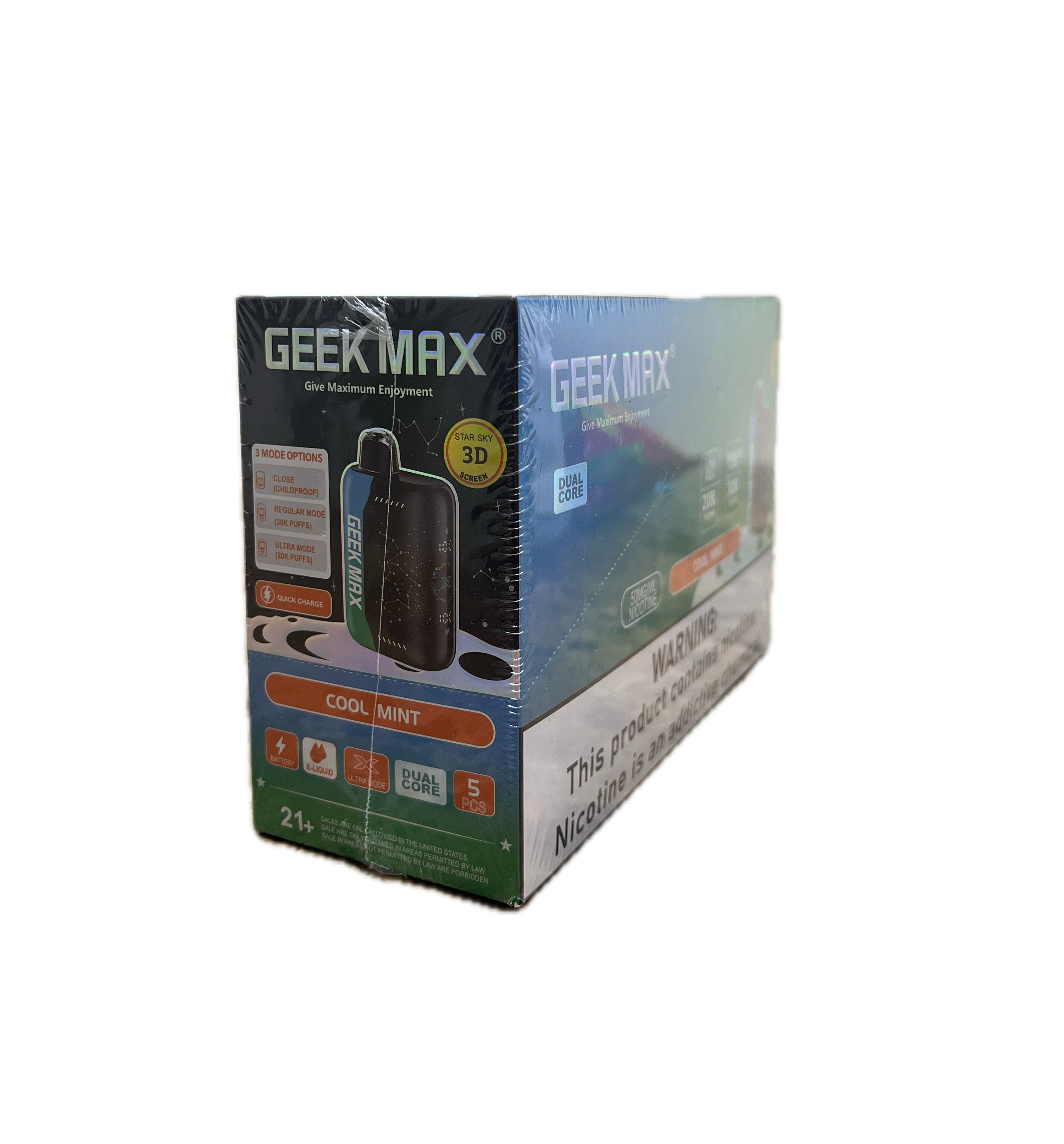 Geek Max Cool Mint 5 Pack