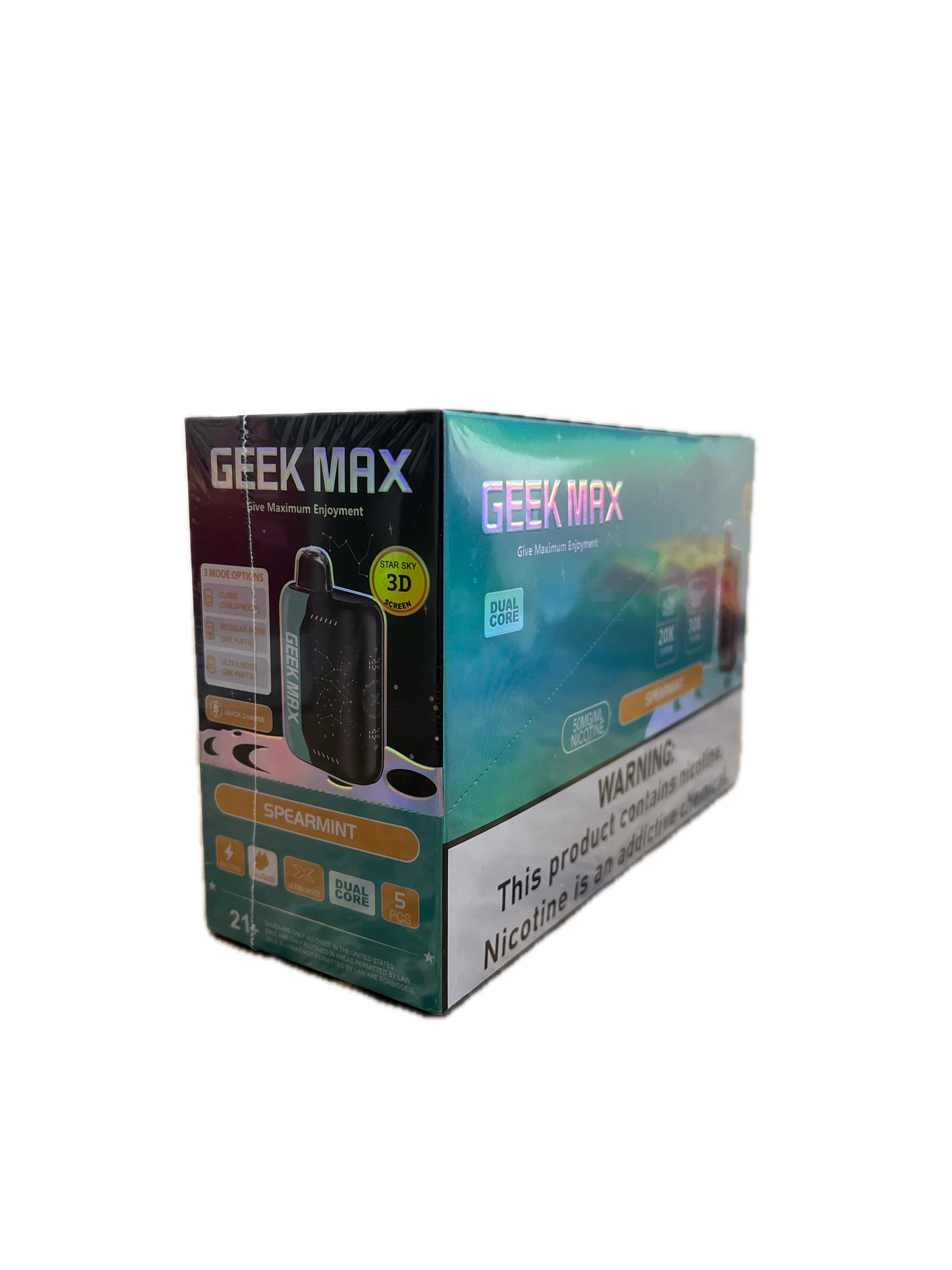Geek Max Spearmint 5 Pack