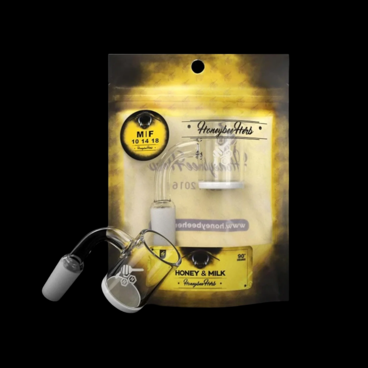 Honeybee Herb Honey & Milk Bevel Banger 14mm Male 90