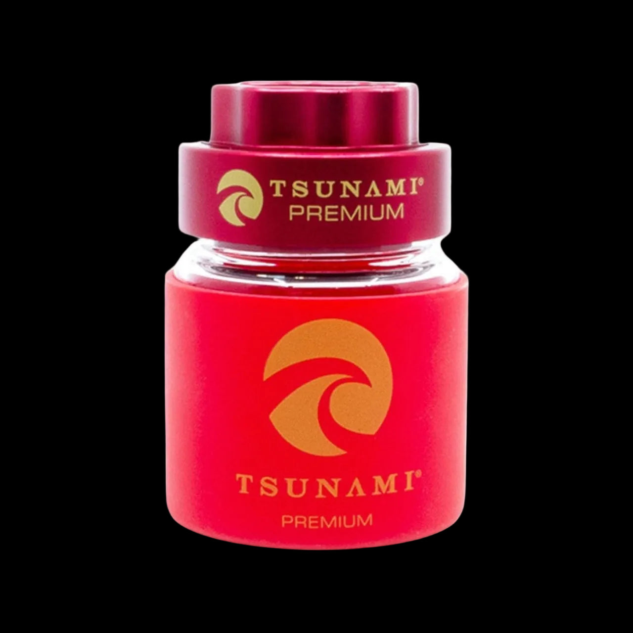 Tsunami Premium Metal Grinder Air Tight Glass Jar With Locking Lid