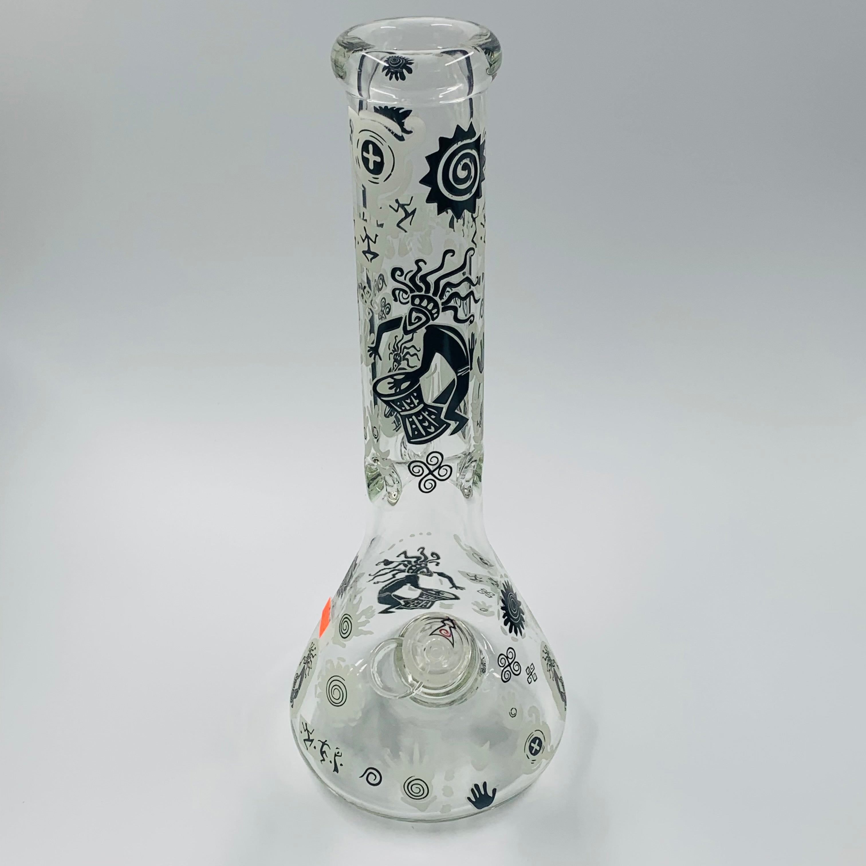 EGYPTIAN HIEROGLYPHS 14'' GLOW IN THE DARK BEAKER BONG