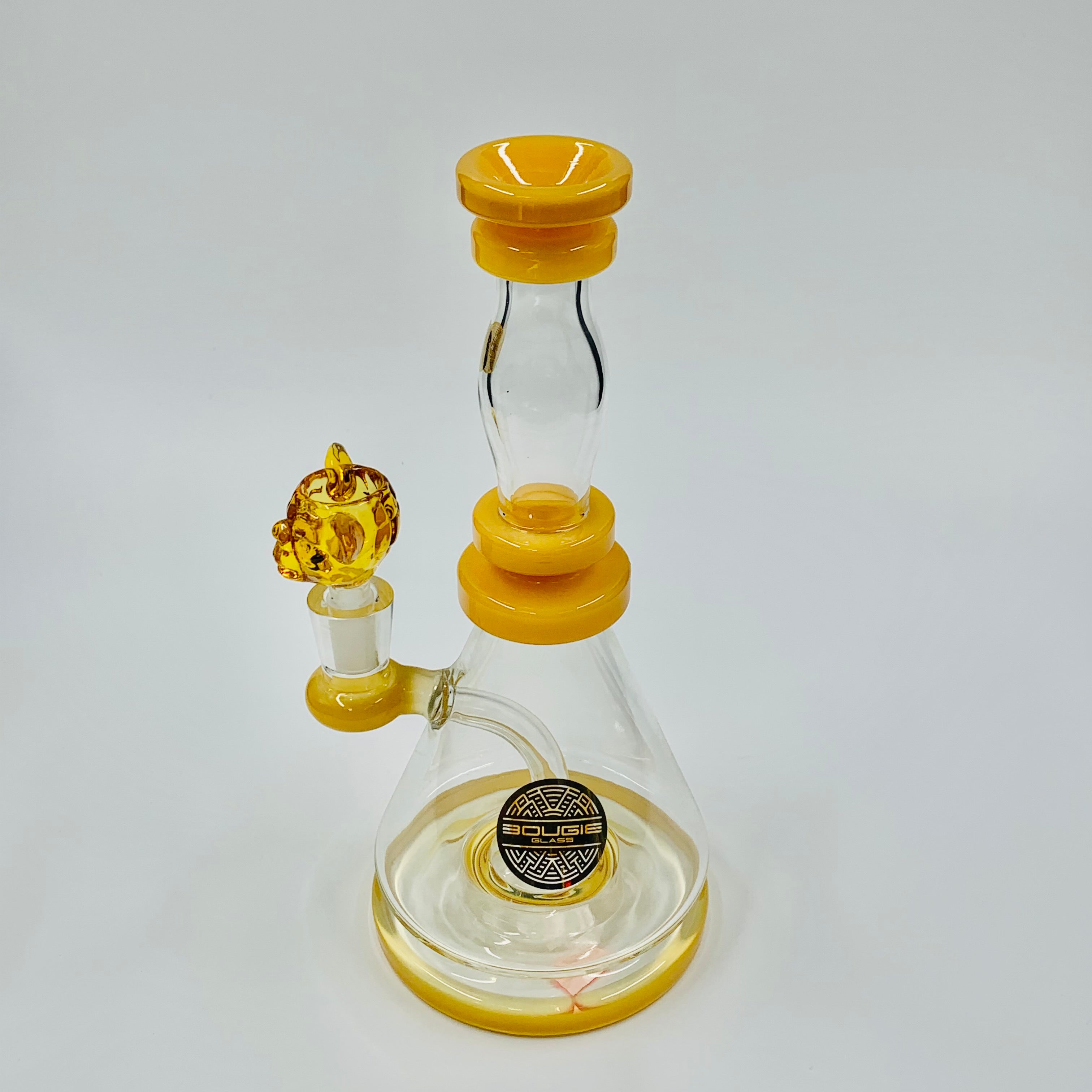 BOUGIE 10'' YELLOW BEAKER BONG