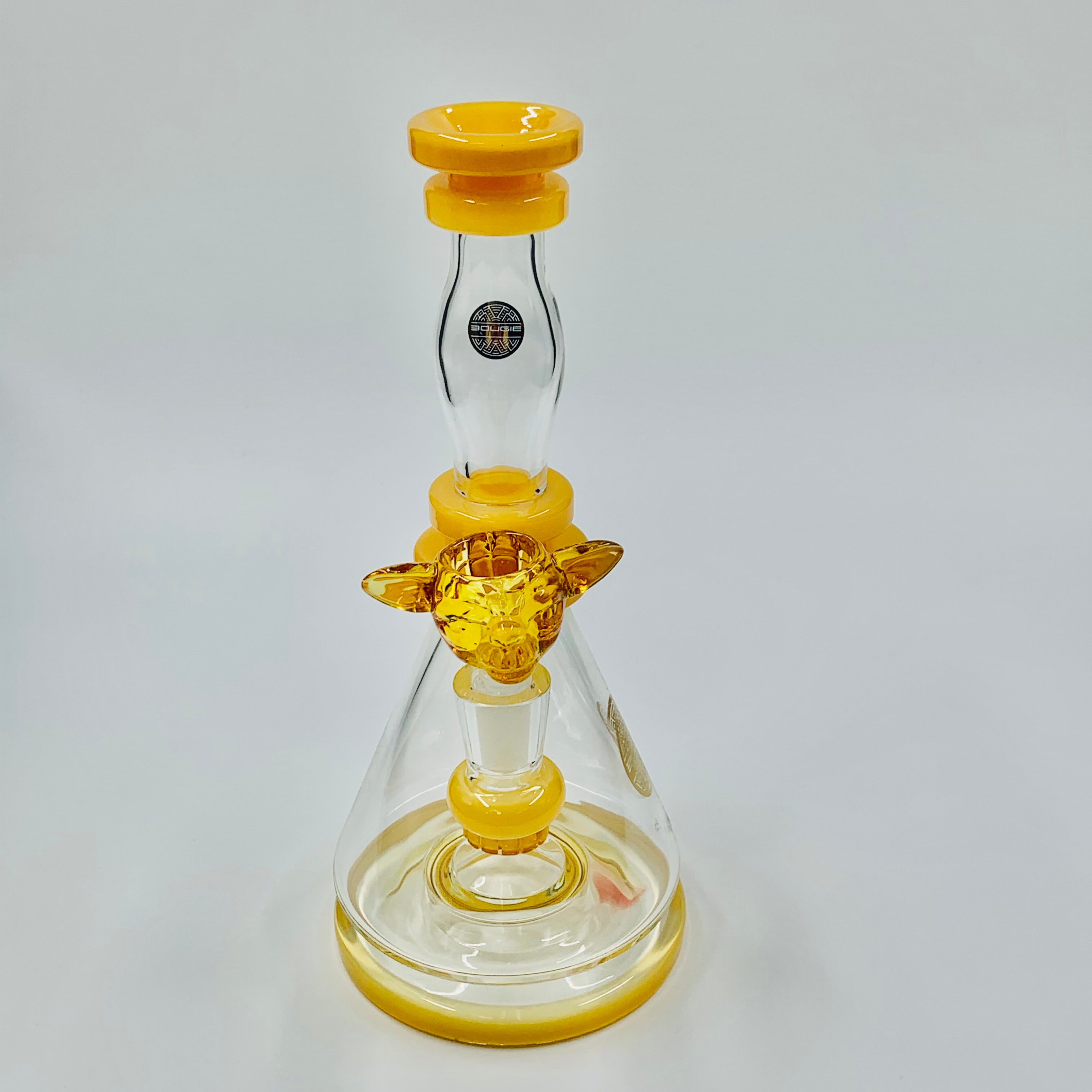 BOUGIE 10'' YELLOW BEAKER BONG