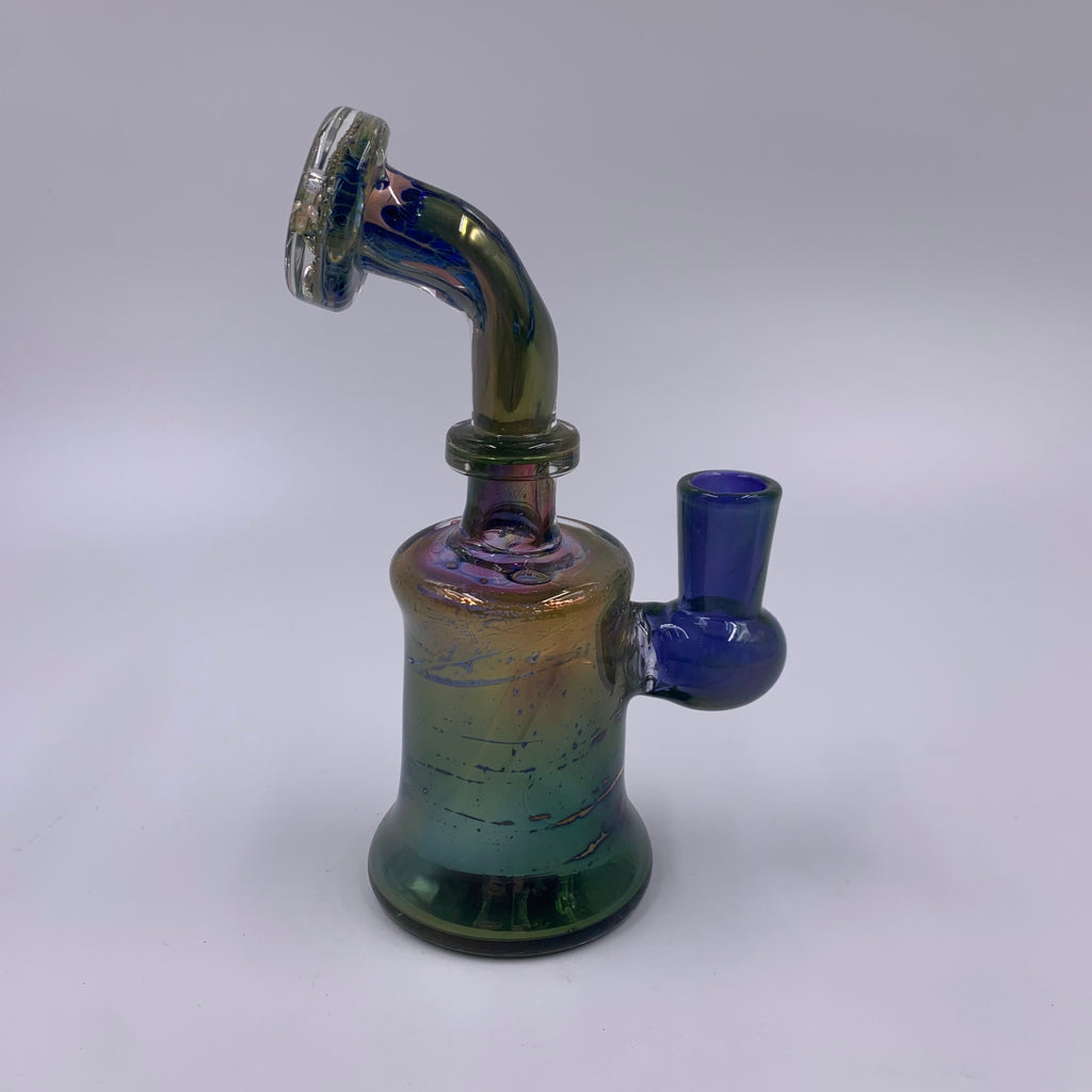 7" BUBBLE TRAP MINI RIG WATER PIPE- WITH 4MM 14M BANGER