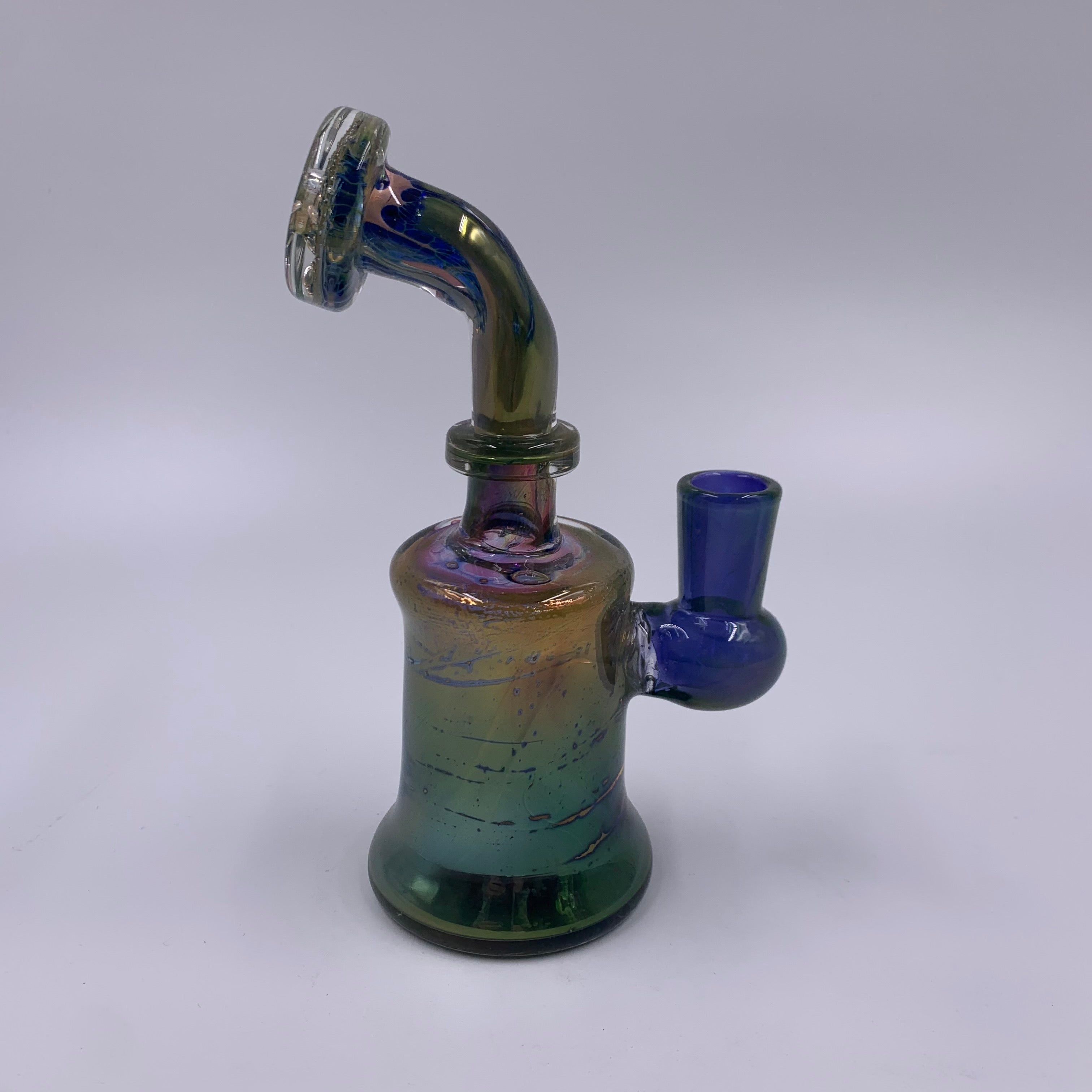 7" BUBBLE TRAP MINI RIG WATER PIPE- WITH 4MM 14M BANGER