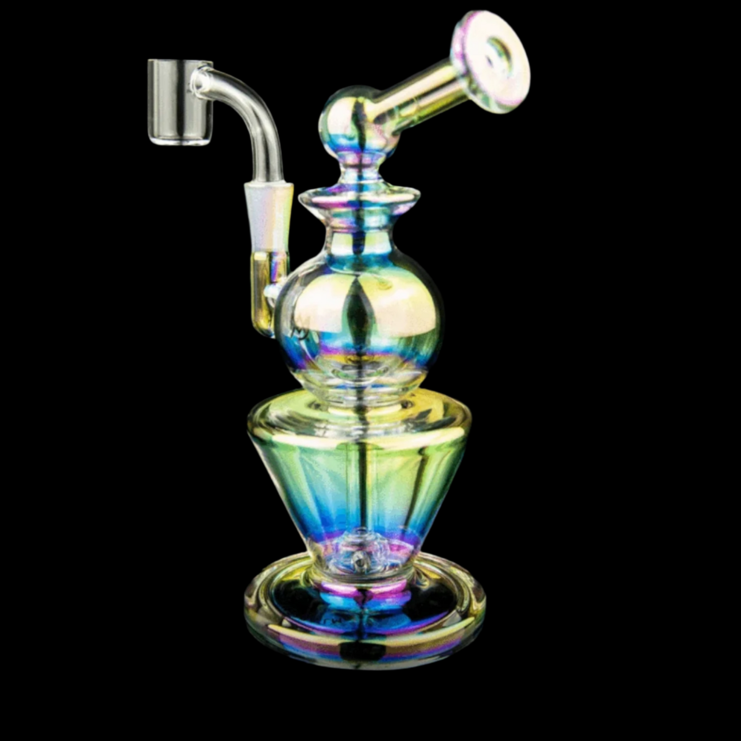 MJ ARSENAL Iriedescent Gemini Mini Dab Rig