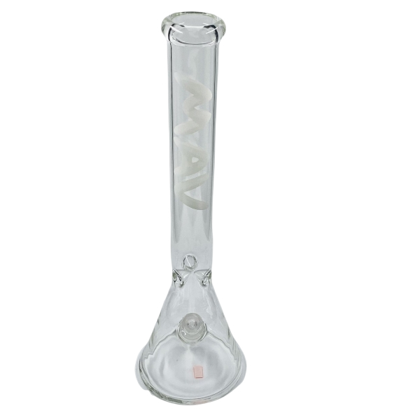 Mav 18'' White Classic Beaker Bong