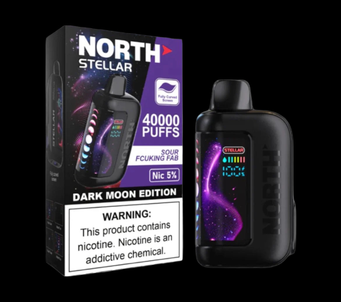 North Stellar Dark Moon Edition 40K 20ML Device With Fully Curved Screen & Four Screen Animations Sour F P