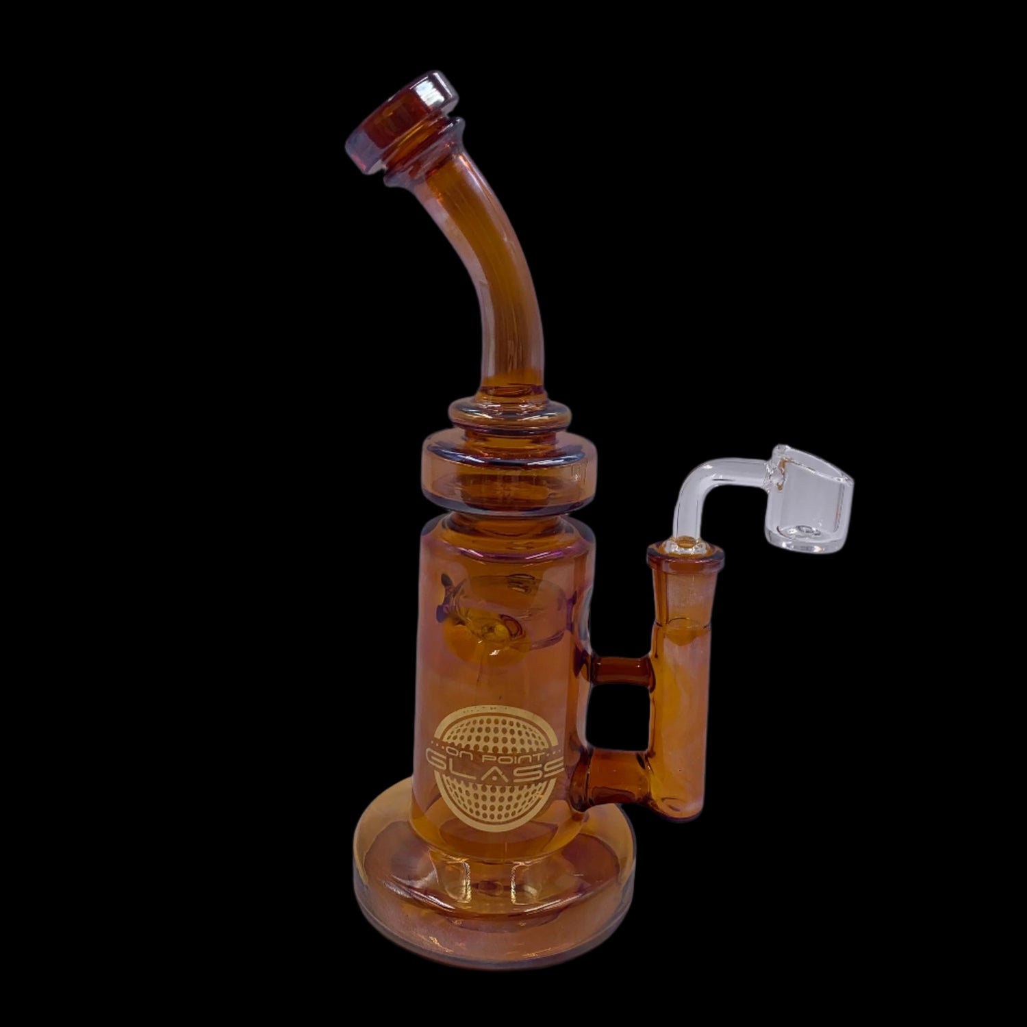 ON POINT GLASS 9.5" FUMED COLOR 14M