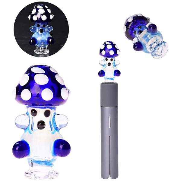 Puffco Pivot Compatible Attachment 2" - Silver Fumed Mushroom