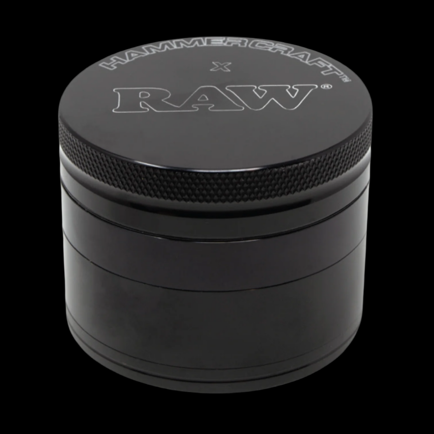 RAW® x Hammercraft - 2.2'' 4 Part Grinder Black