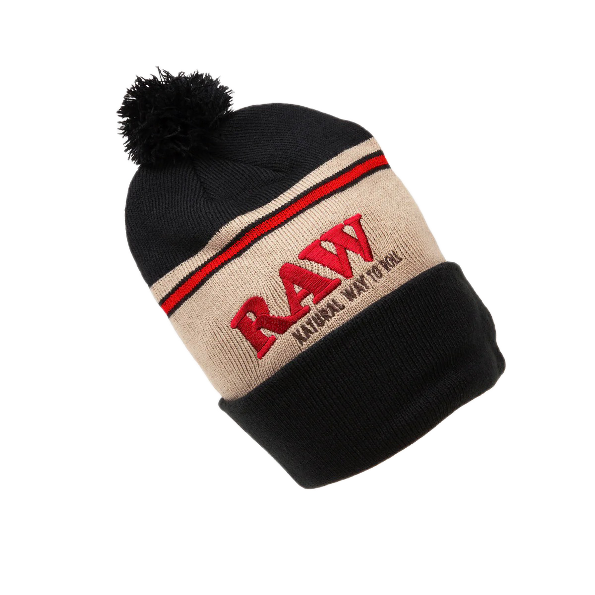 Raw Knit Beanie Hat