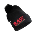 Raw X Pompom Hat Black