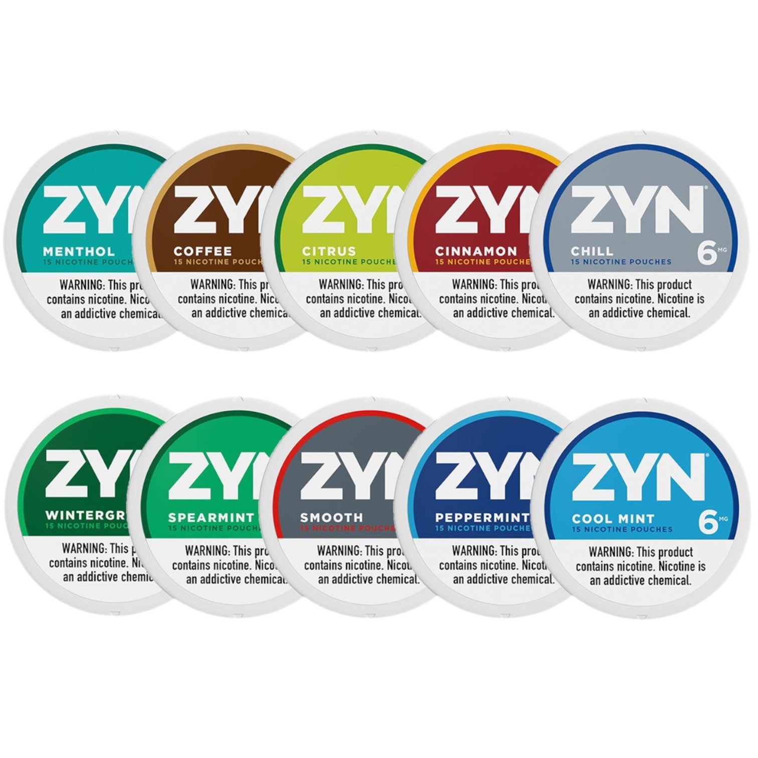 ZYN Nicotine Pouches 5-Pack