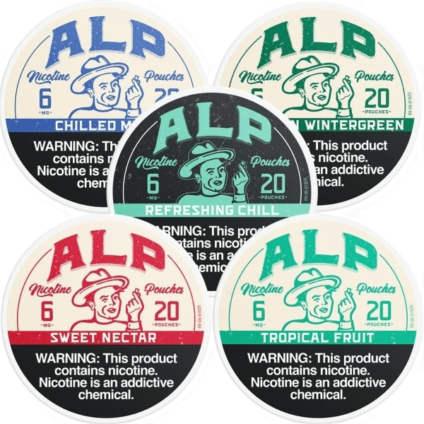 ALP Nicotine Pouches 5 - Pack - Ace King Shop