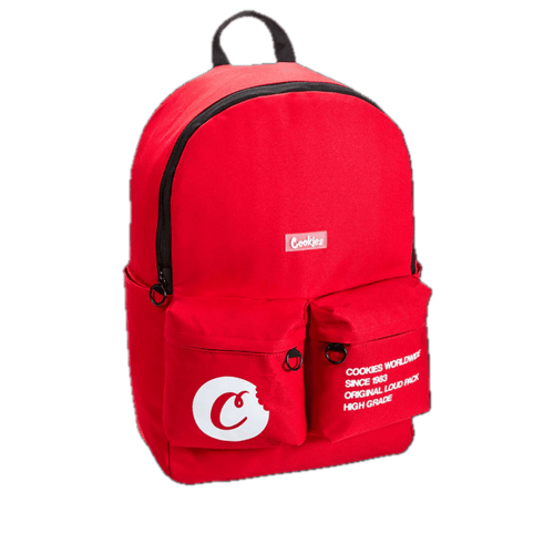 Cookies Orion Canvas Smell Proof Backpack Red - Ace King Shop